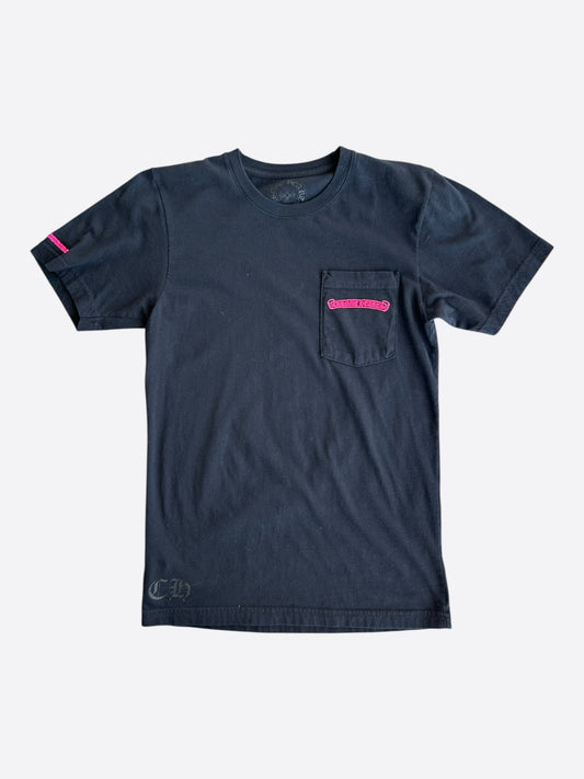 Chrome Hearts Black & Pink Logo T-Shirt