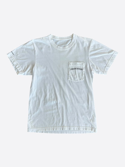 Chrome Hearts White & Black Snowflake Logo T-Shirt