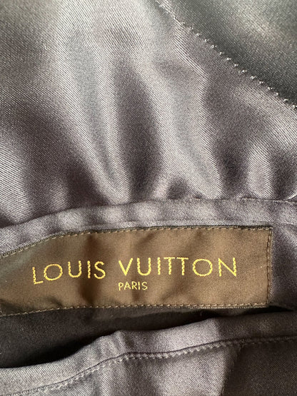Louis Vuitton Navy Embroidered Reversible Bomber Jacket