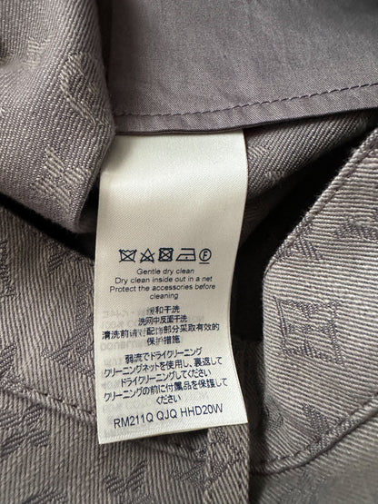 Louis Vuitton Grey Monogram Slim Jeans