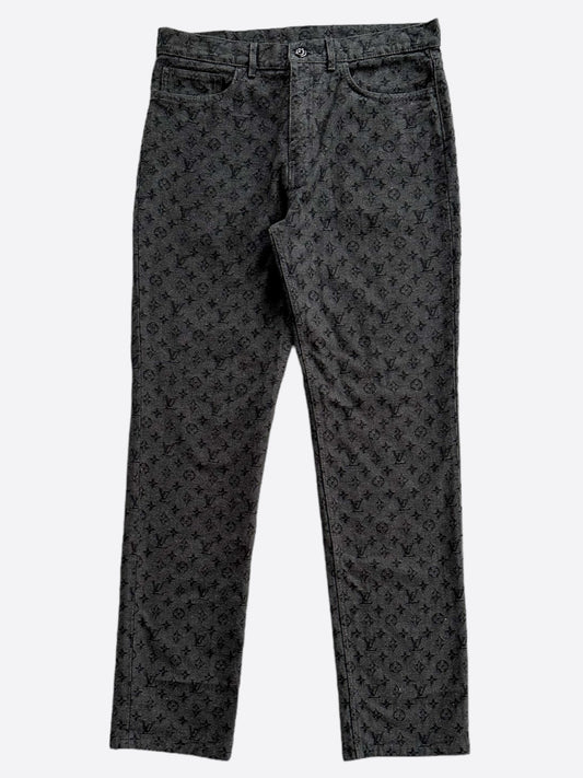 Louis Vuitton NBA Grey Monogram Jeans