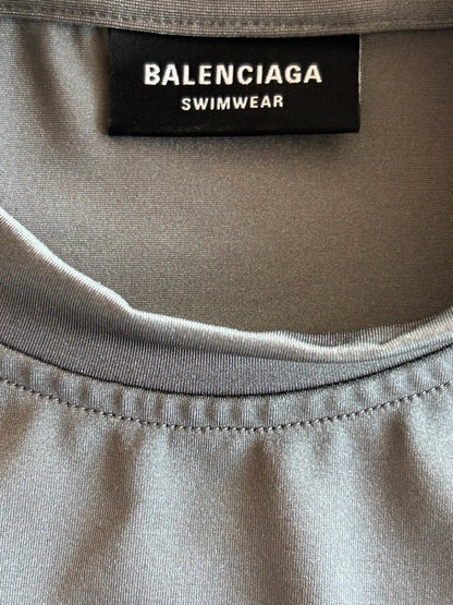 Balenciaga Grey Logo T-Shirt