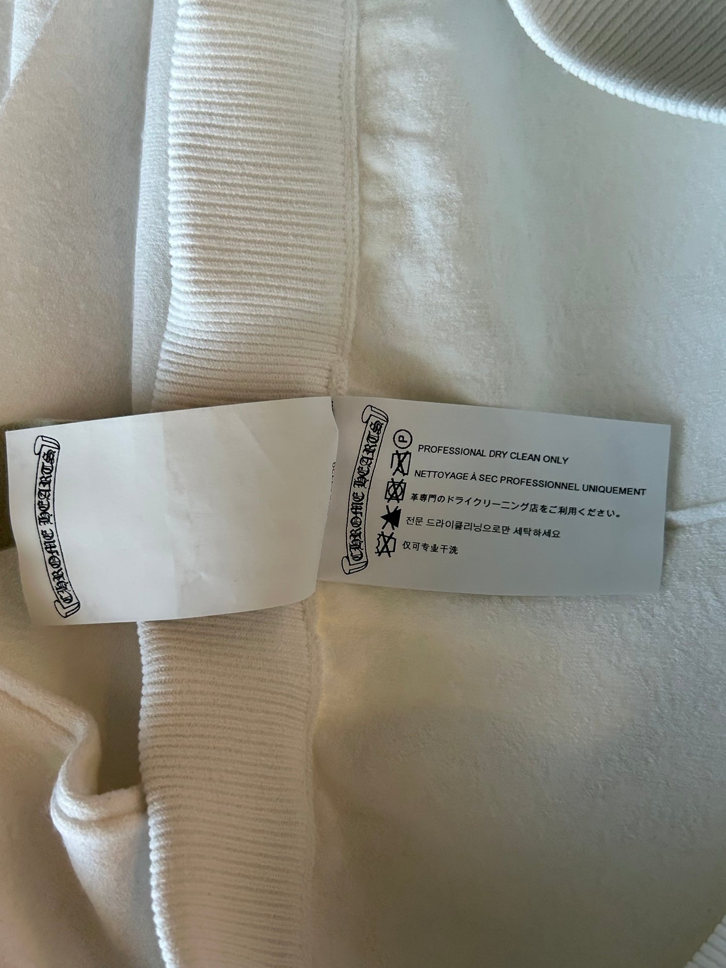 Chrome Hearts White & Black Jacquard Y Not Women's Pants