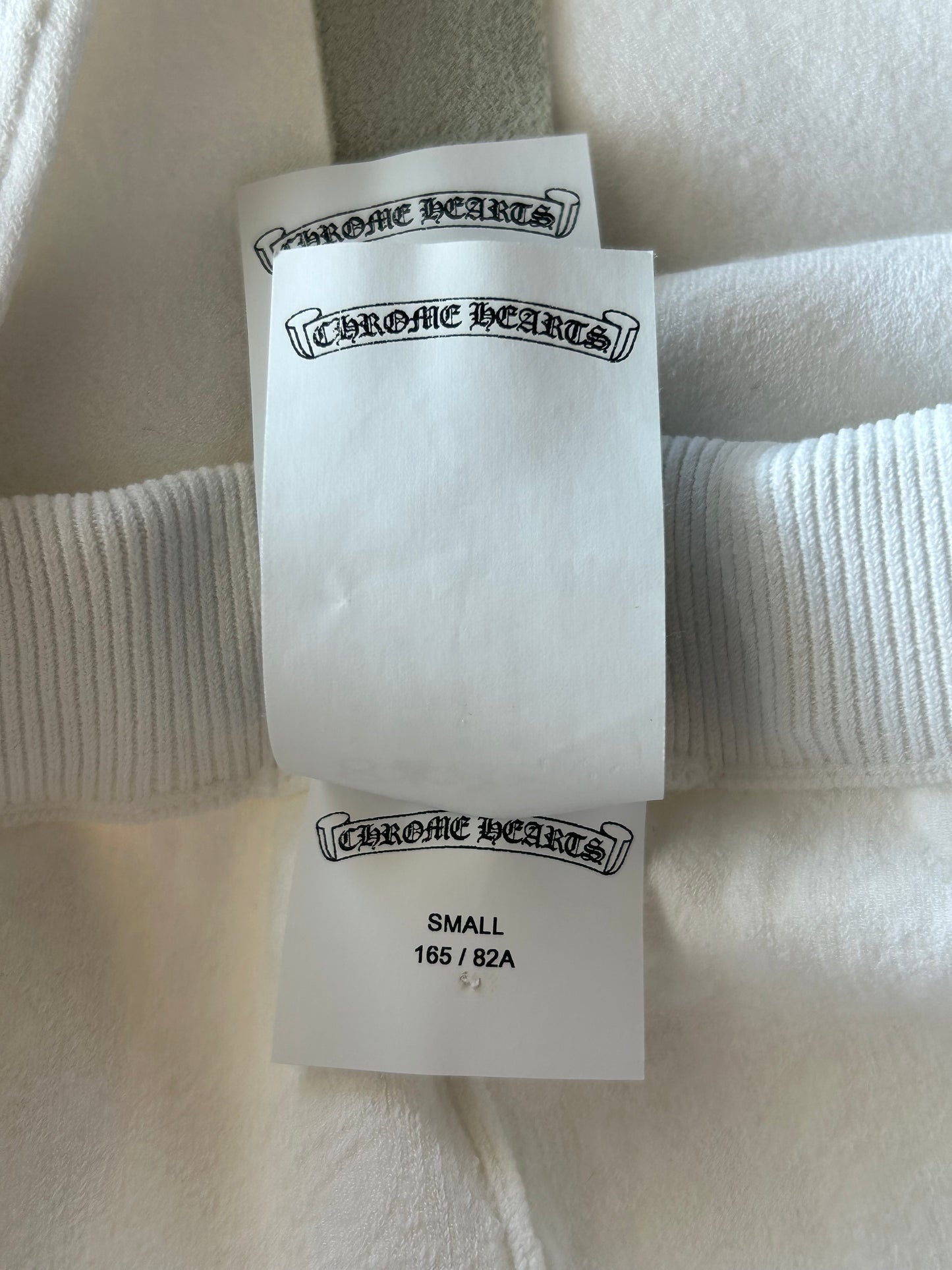 Chrome Hearts White & Black Jacquard Y Not Women's Pants