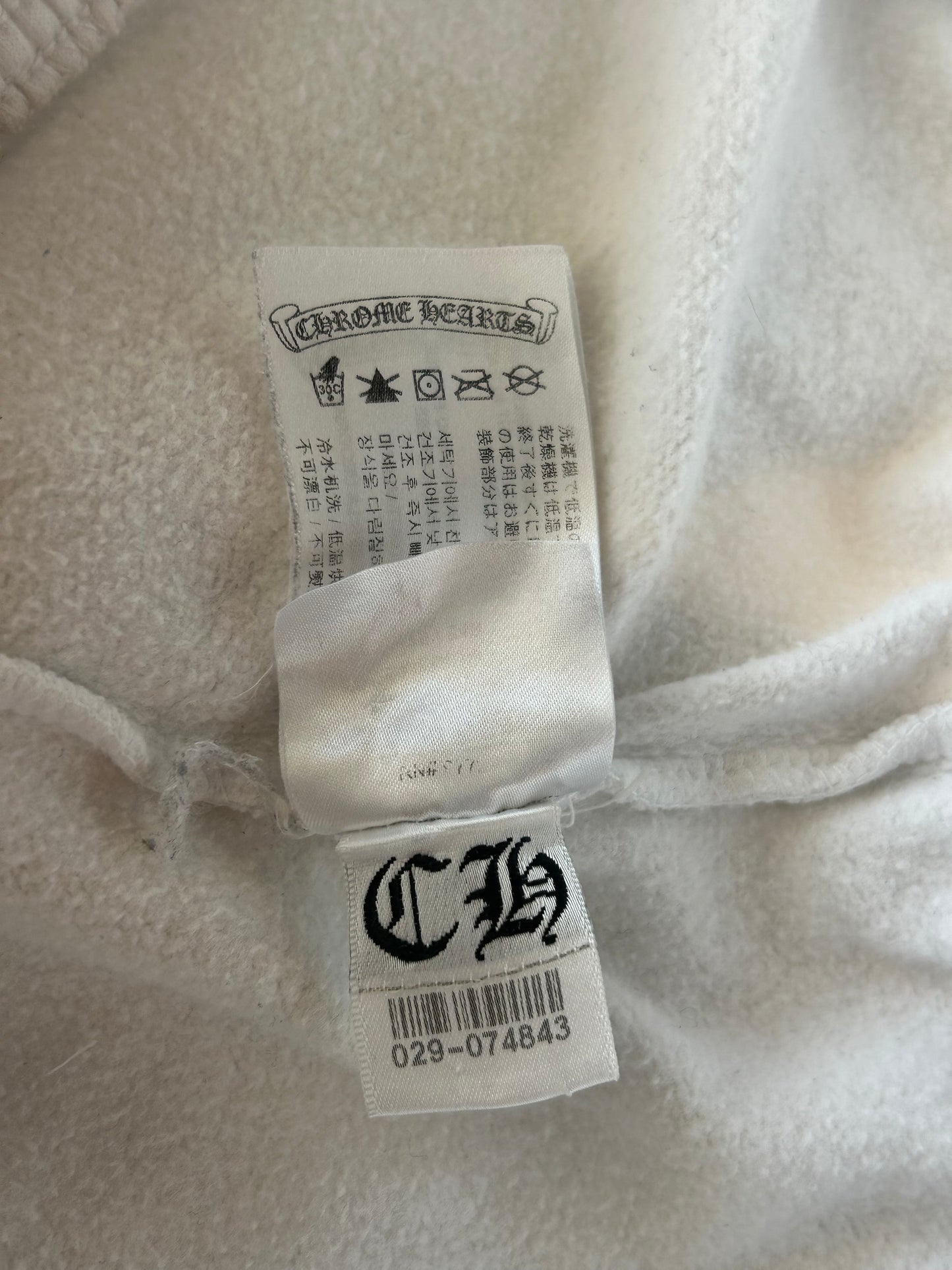 Chrome Hearts White & Blue Rolling Stones Logo Sweatpants