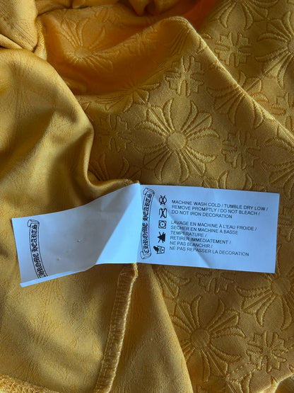 Chrome Hearts Yellow Cross Jacquard Tennis Skirt