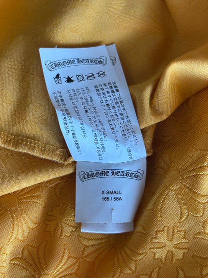 Chrome Hearts Yellow Cross Jacquard Tennis Skirt