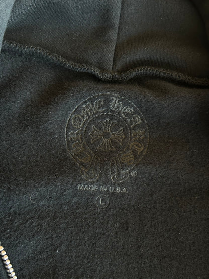 Chrome Hearts Black Aspen Exclusive Horseshoe Zip Up Hoodie