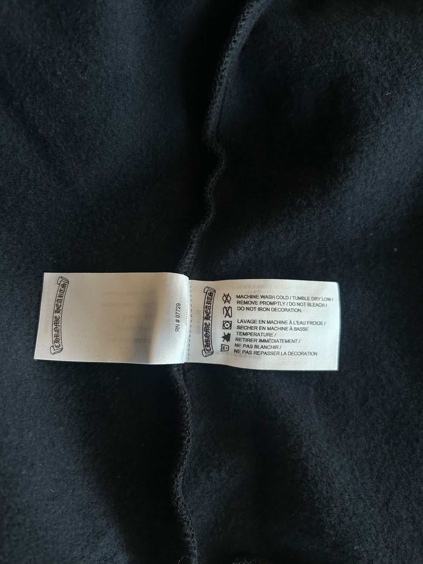 Chrome Hearts Black Aspen Exclusive Horseshoe Zip Up Hoodie