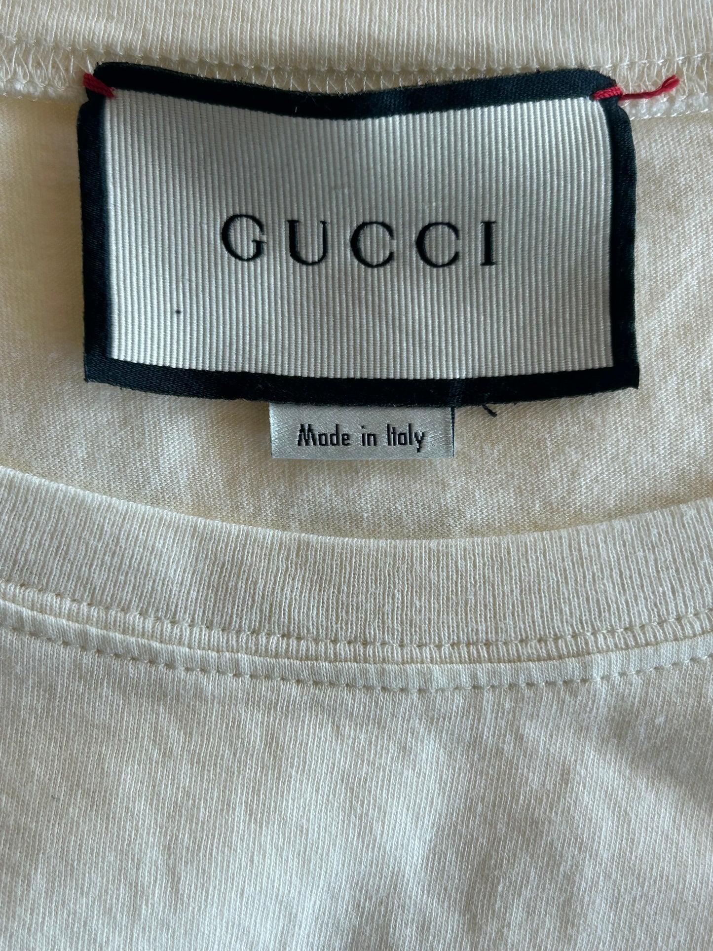 Gucci White & Black Cities Logo T-Shirt