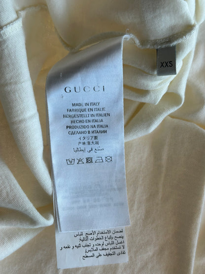 Gucci White & Black Cities Logo T-Shirt