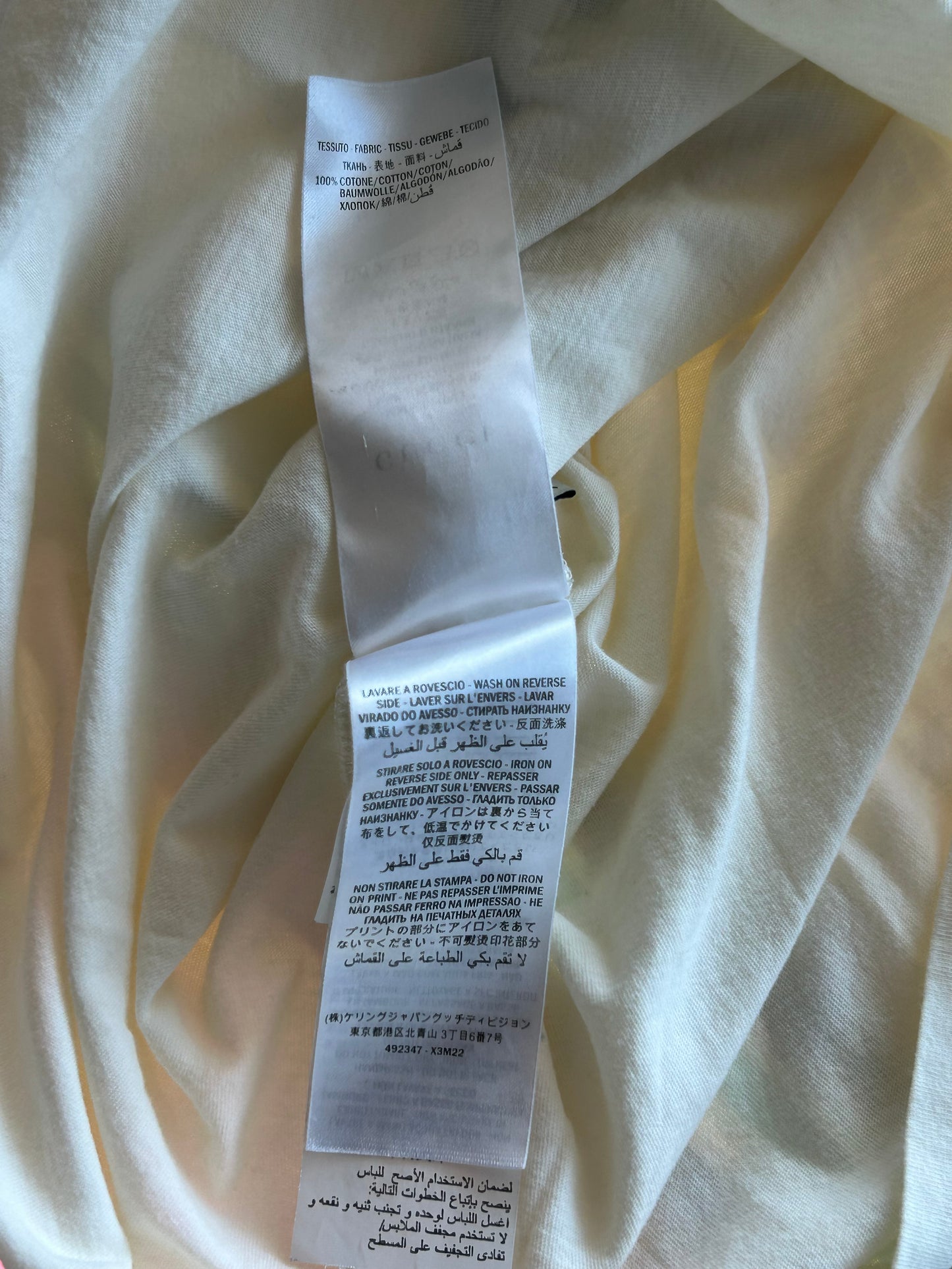 Gucci White & Black Cities Logo T-Shirt
