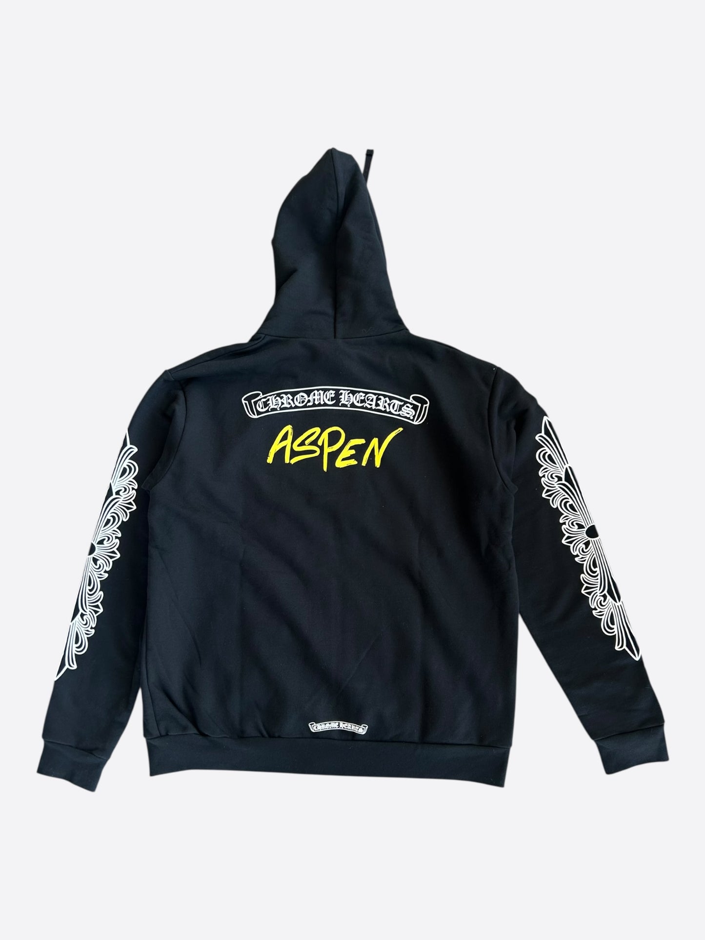 Chrome Hearts Black Aspen Exclusive Horseshoe Zip Up Hoodie