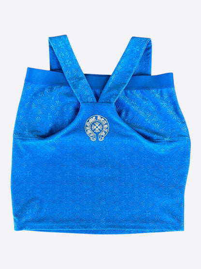 Chrome Hearts Blue Cross Jacquard Sports Bra