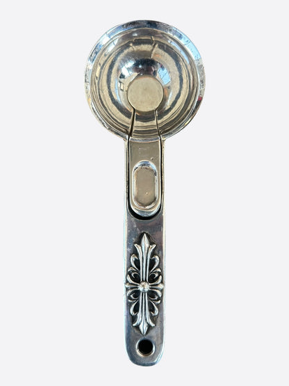 Chrome Hearts Silver Floral Cross Ice Cream Scooper