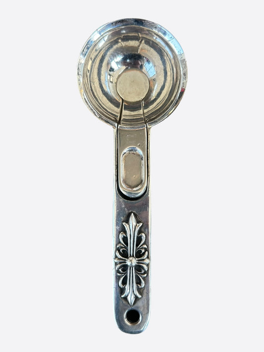 Chrome Hearts Silver Floral Cross Ice Cream Scooper