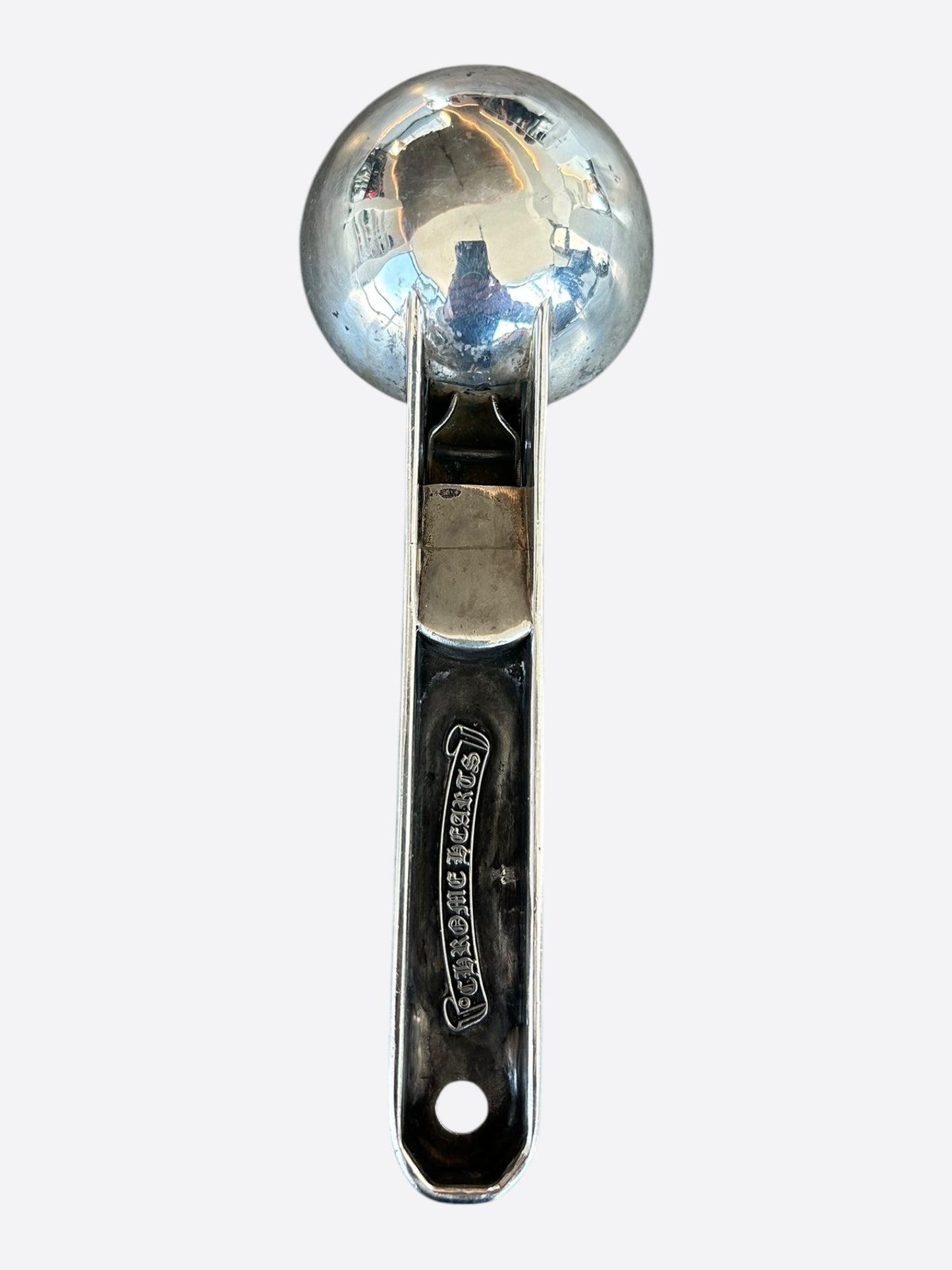 Chrome Hearts Silver Floral Cross Ice Cream Scooper