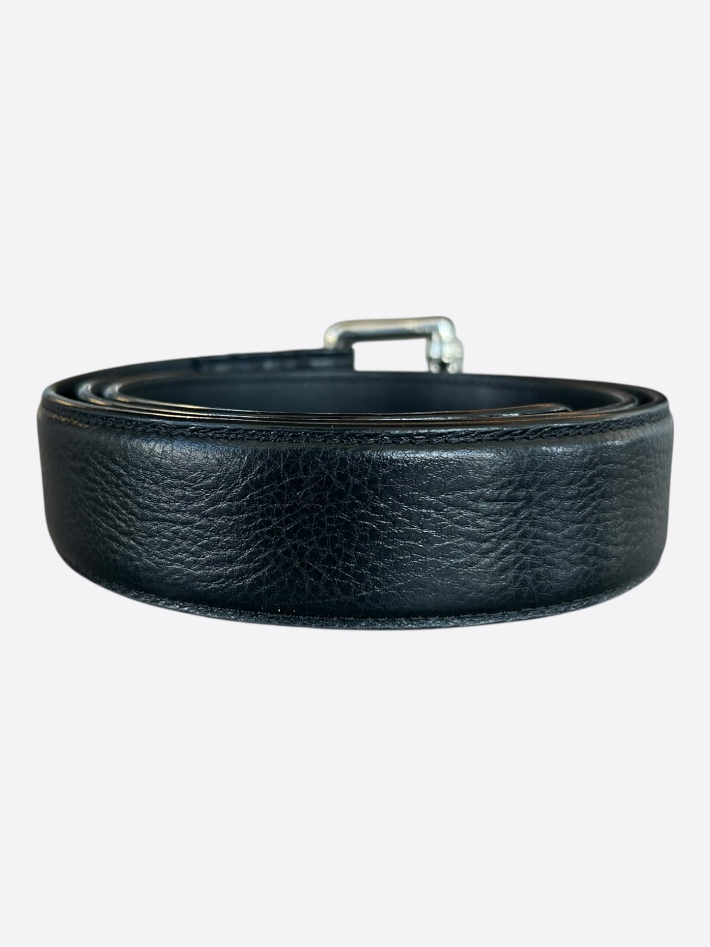 Chrome Hearts Black & Silver Roller Belt