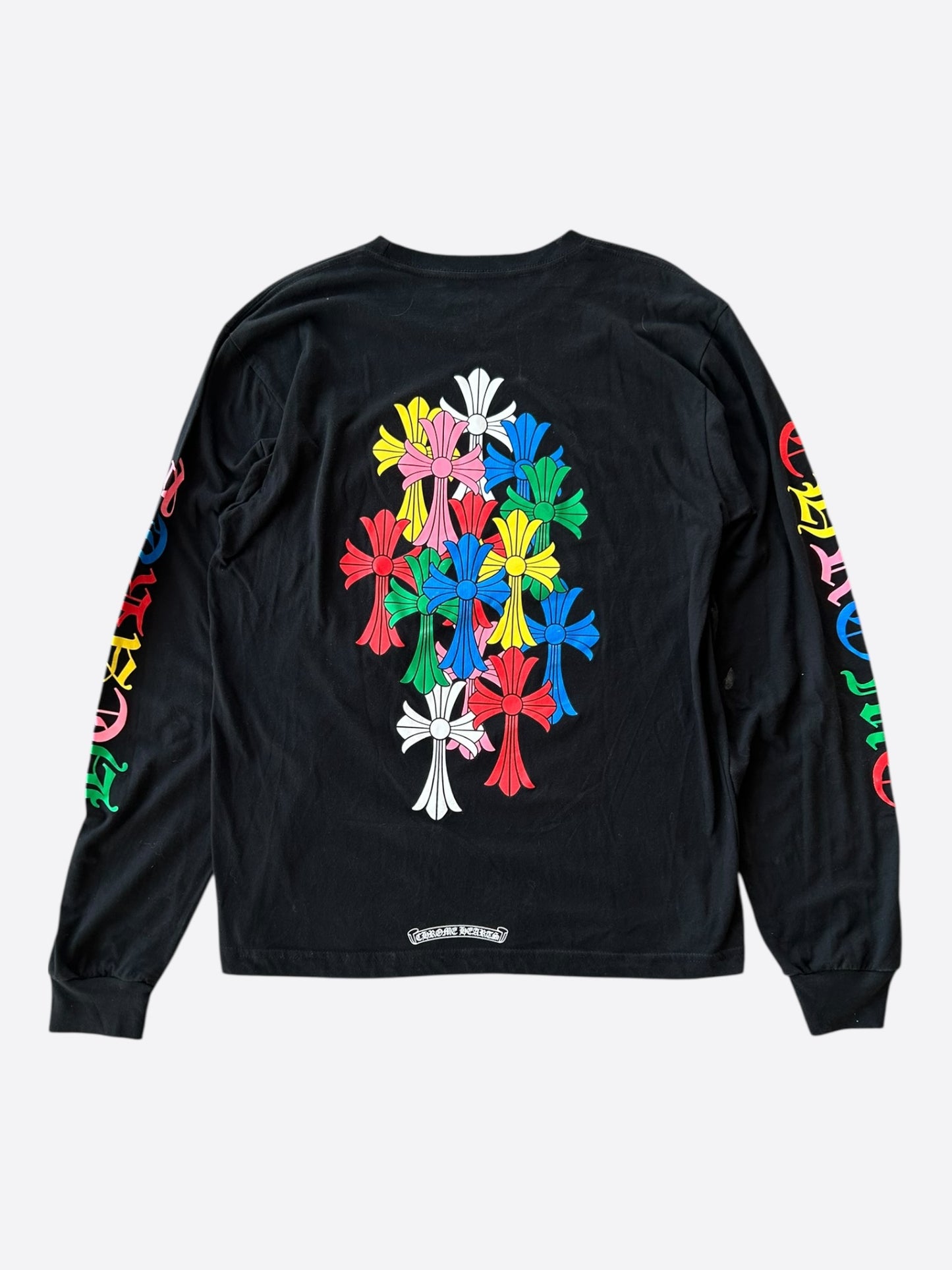 Chrome Hearts Black & Multicolor Cross Longsleeve T-Shirt