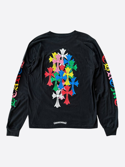 Chrome Hearts Black & Multicolor Cross Longsleeve T-Shirt