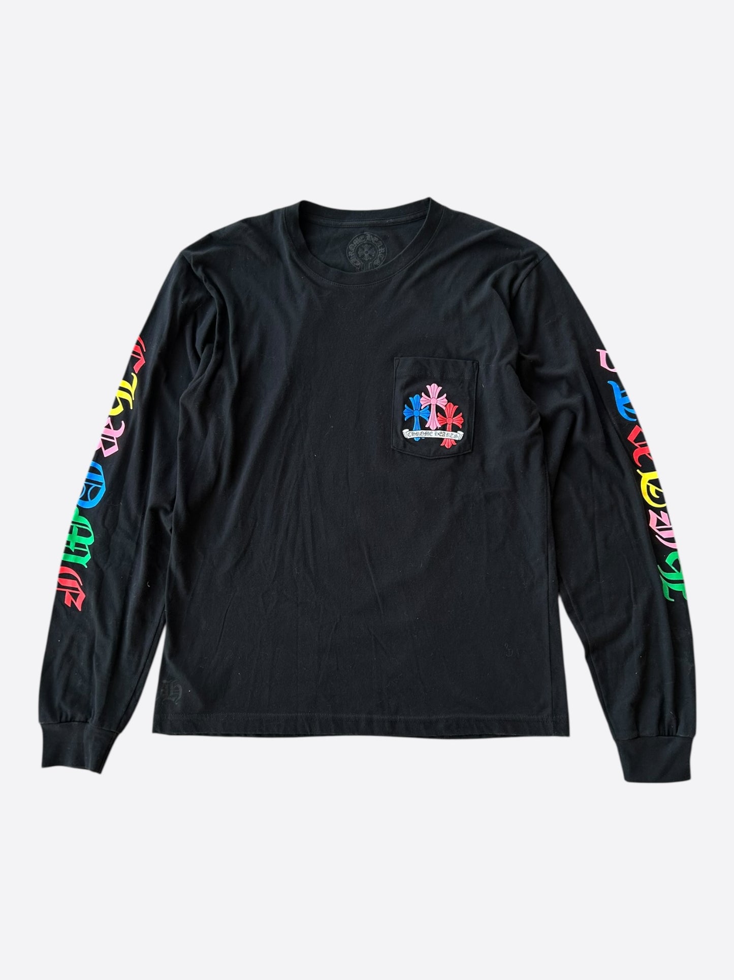 Chrome Hearts Black & Multicolor Cross Longsleeve T-Shirt