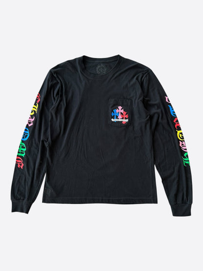 Chrome Hearts Black & Multicolor Cross Longsleeve T-Shirt