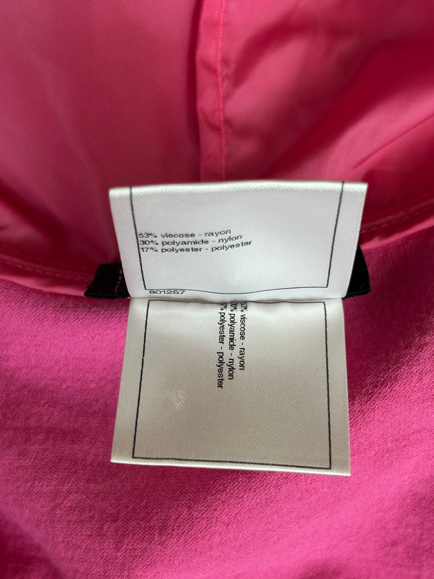 Chanel Pink Nylon Hooded Hybrid Vest