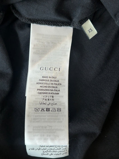 Gucci Black & Multicolor Sequin Dog Graphic T-Shirt