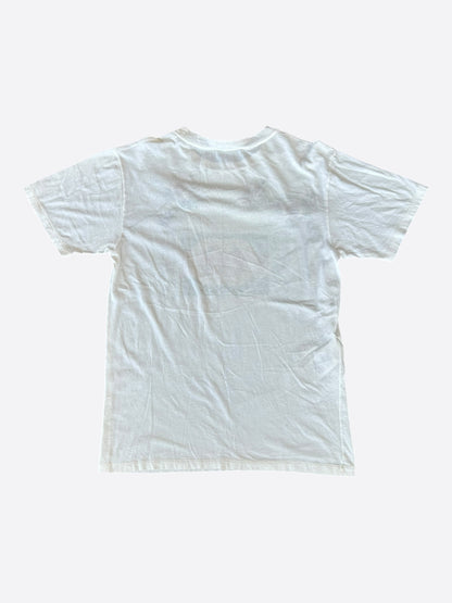 Gucci White Bootleg Logo Embroidered T-Shirt