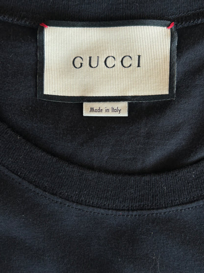 Gucci Black Sequin Bugs Bunny Graphic T-Shirt