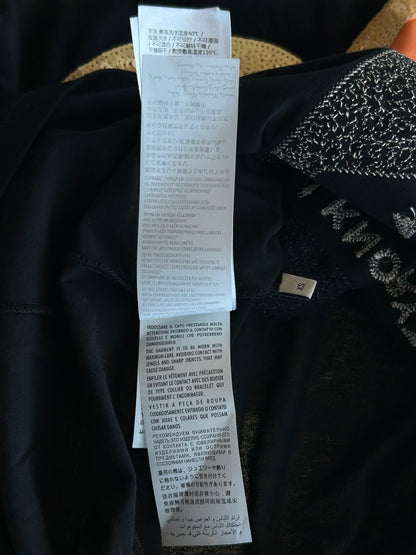 Gucci Black & Multicolor Sequin Heart Logo T-Shirt