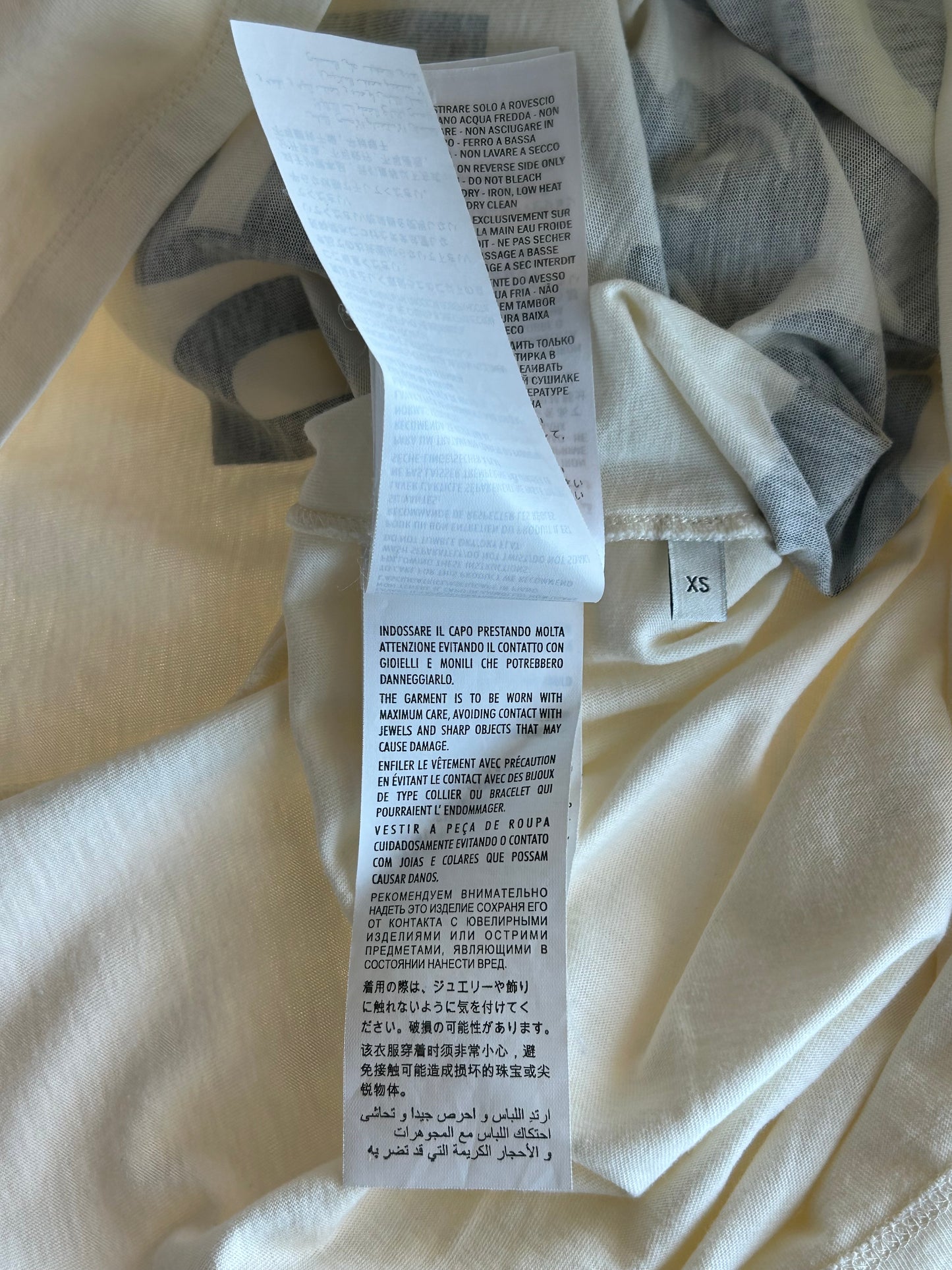 Gucci White & Black Maison De L'Amour Graphic T-Shirt