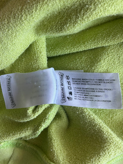 Chrome Hearts Matty Boy Lime Green Chainlink Hoodie