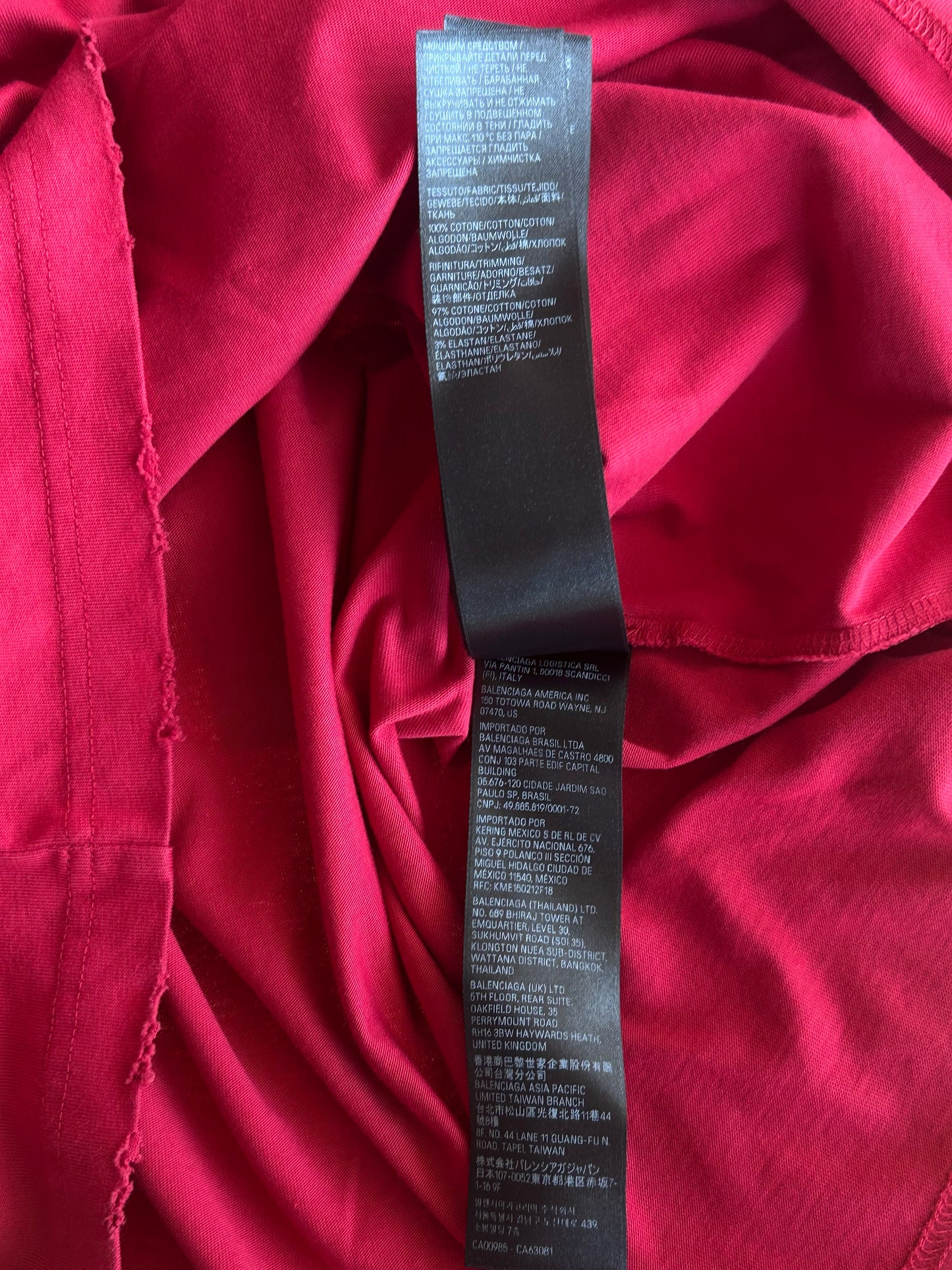 Balenciaga Red To My Love Graphic T-Shirt