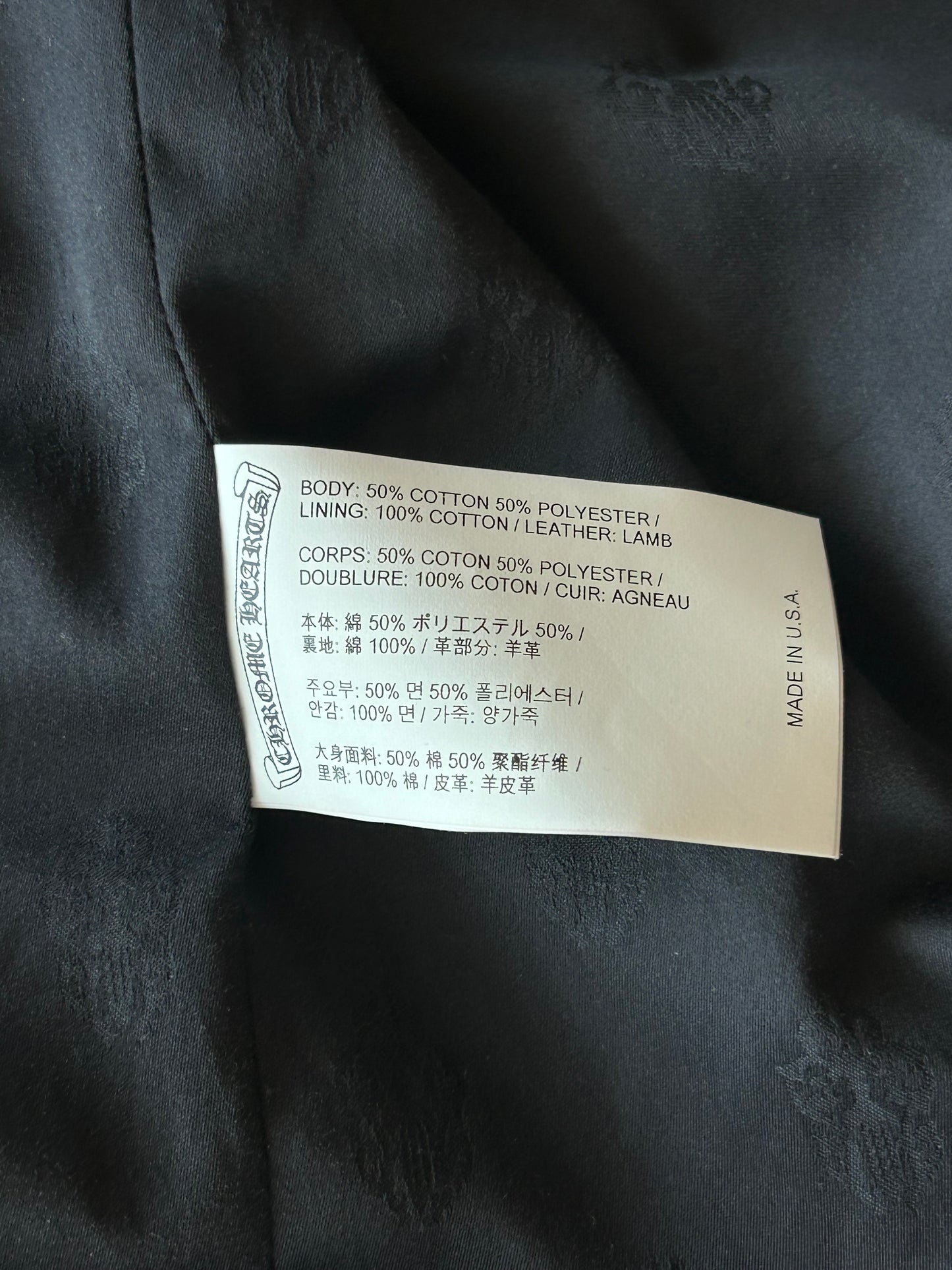 Chrome Hearts Red & Beige Plaid Sherpa Jacket