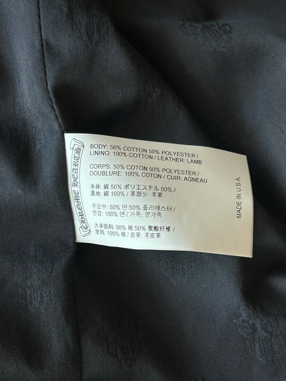 Chrome Hearts Red & Beige Plaid Sherpa Jacket