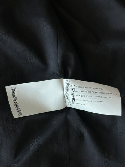 Chrome Hearts Red & Beige Plaid Sherpa Jacket