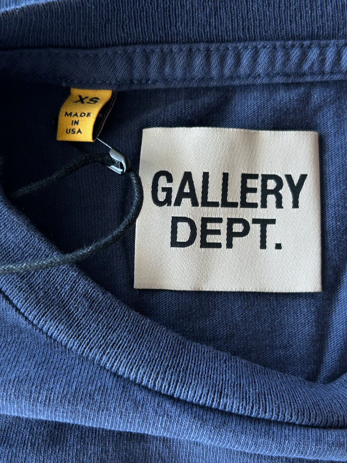 Gallery Dept Navy & Green Souvenir Logo Longsleeve T-Shirt