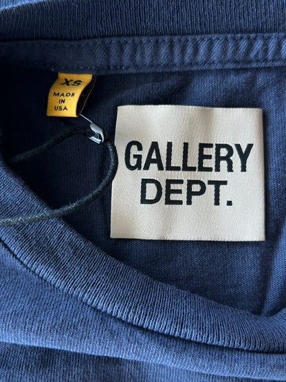 Gallery Dept Navy & Green Souvenir Logo Longsleeve T-Shirt