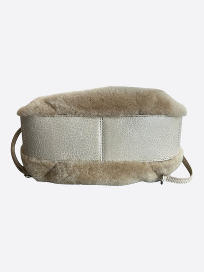 Givenchy Brown Fur Pumpkin Bucket Bag