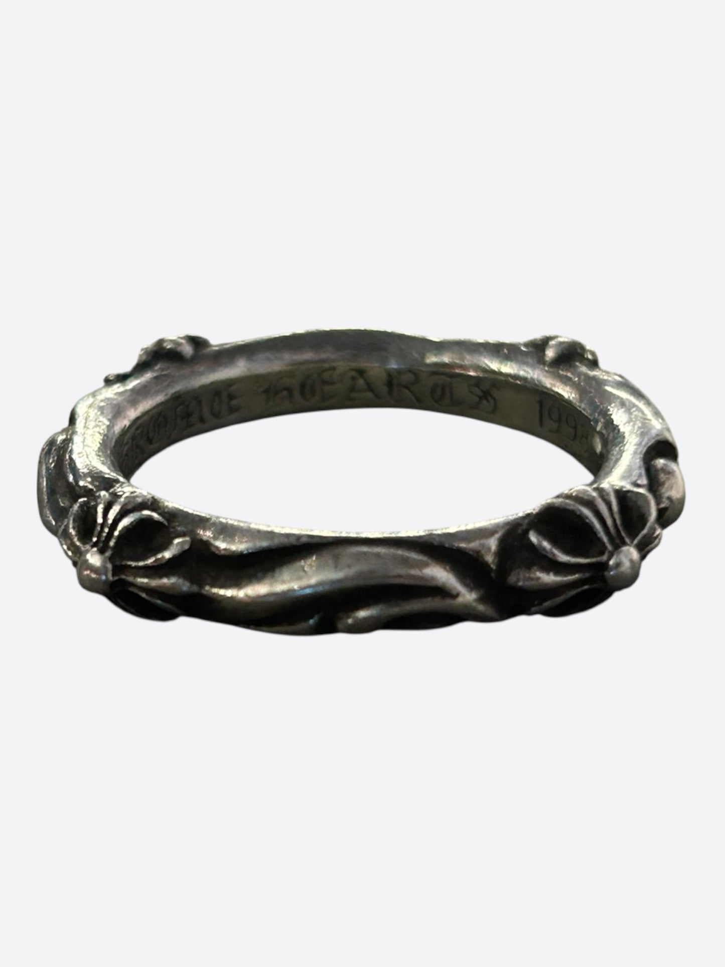 Chrome Hearts Silver SBT Plus Cross Ring