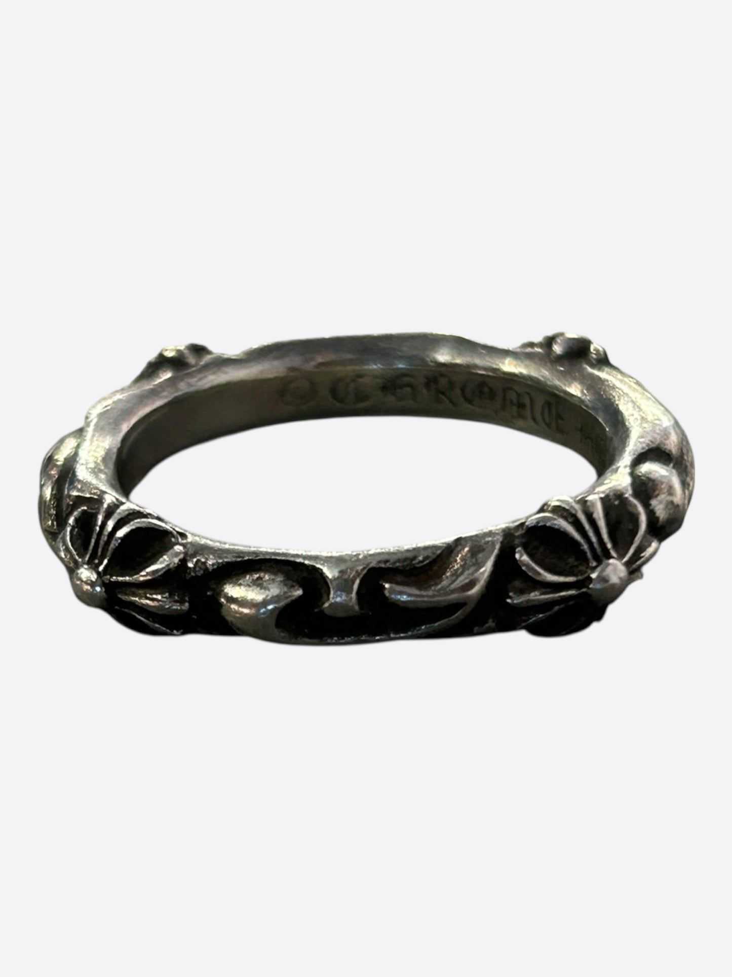 Chrome Hearts Silver SBT Plus Cross Ring