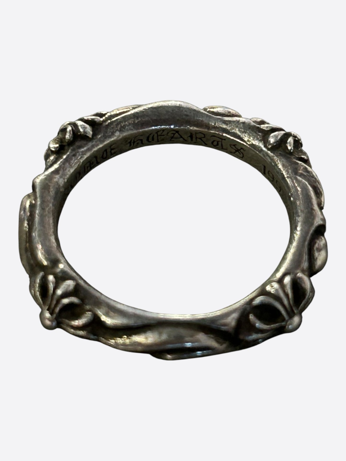 Chrome Hearts Silver SBT Plus Cross Ring