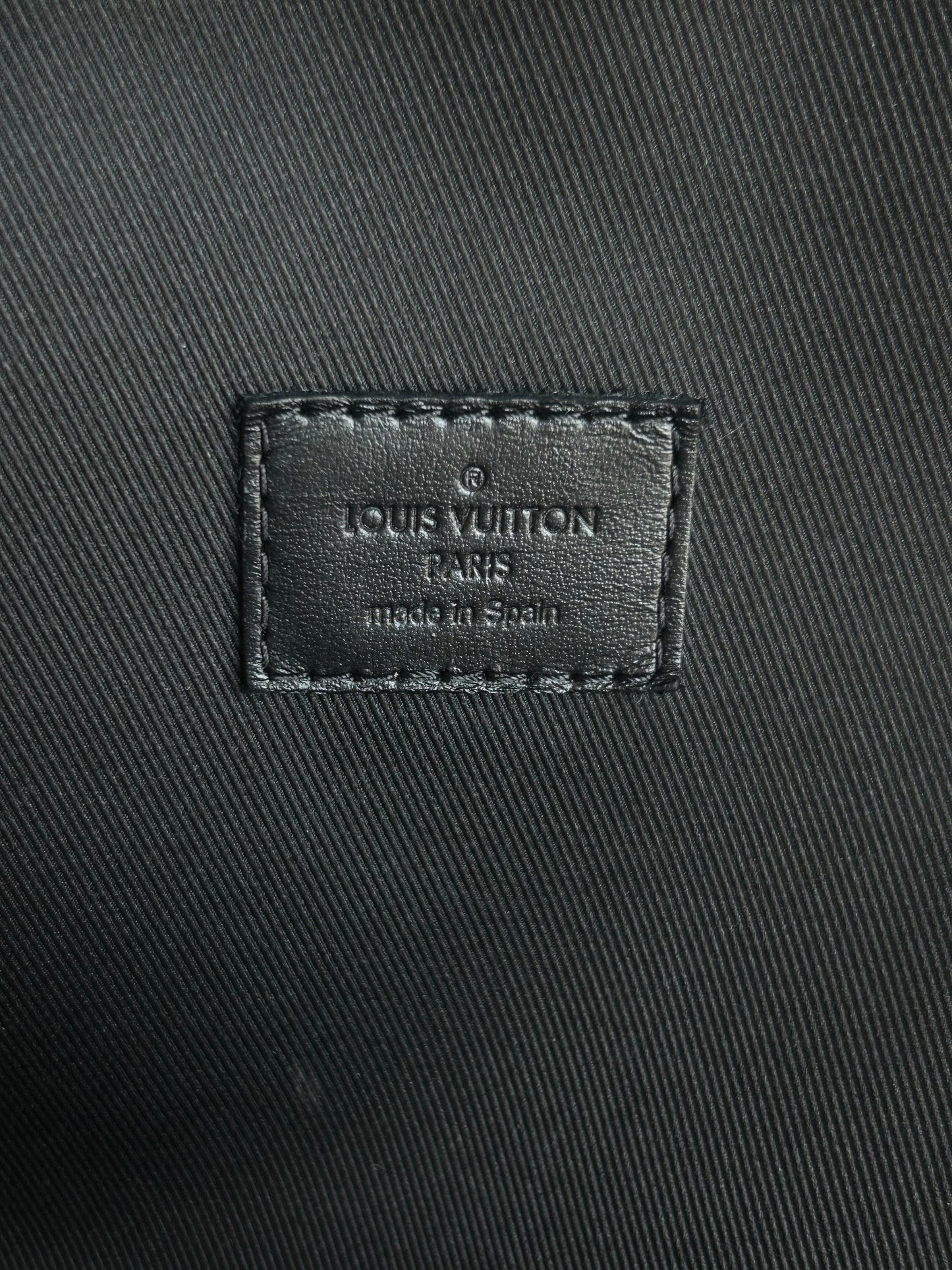 Louis Vuitton Black Shadow Monogram Sprinter Backpack
