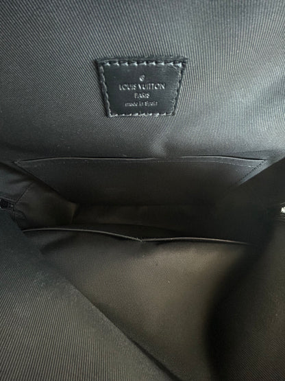 Louis Vuitton Black Shadow Monogram Sprinter Backpack
