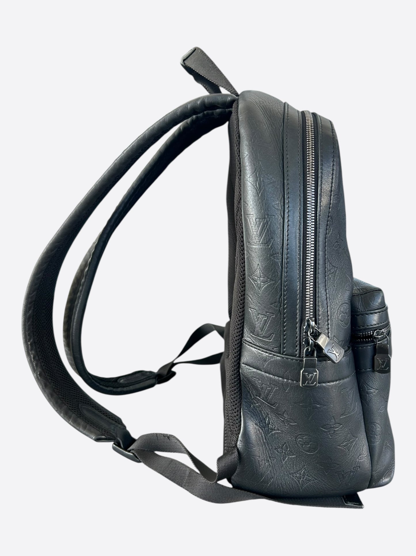 Louis Vuitton Black Shadow Monogram Sprinter Backpack