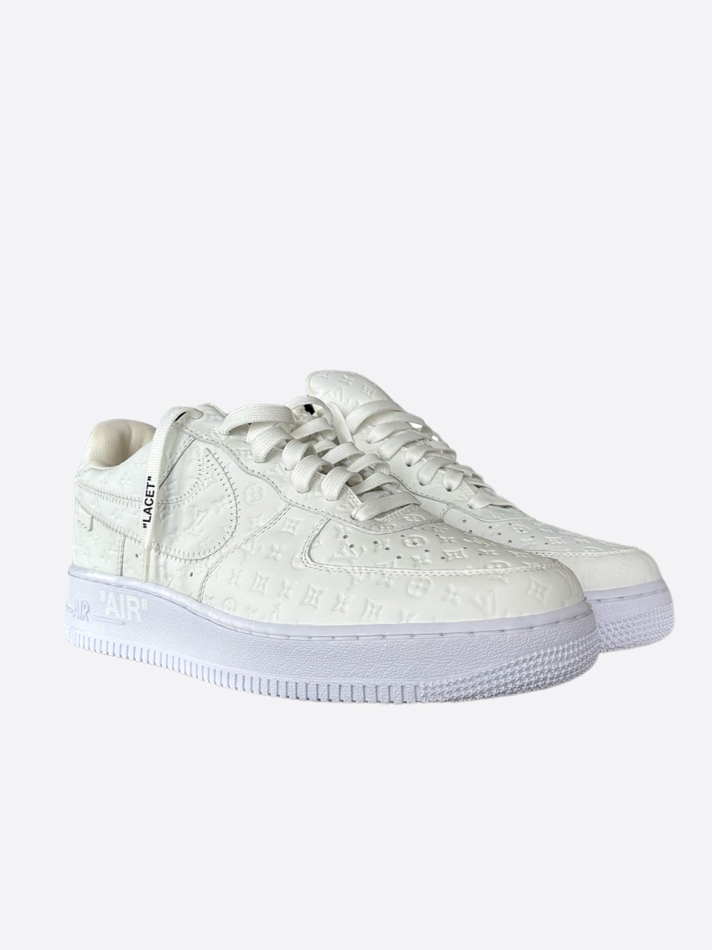 Louis Vuitton Nike White Monogram Air Force 1