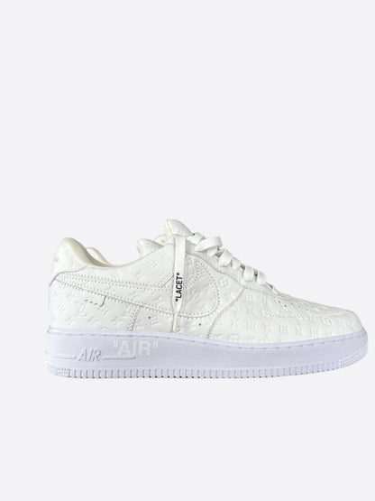 Louis Vuitton Nike White Monogram Air Force 1