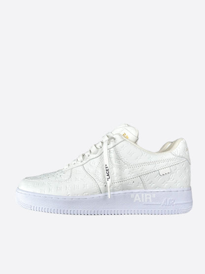 Louis Vuitton Nike White Monogram Air Force 1