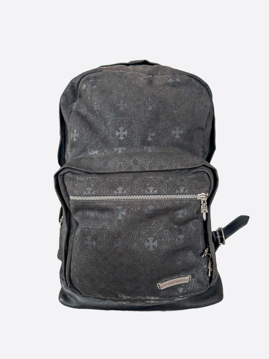 Chrome Hearts Black Cross Jacquard Backpack